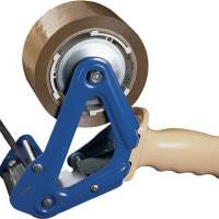 Hand dispenser for sizes up to 66mx50mm metal with roll brake