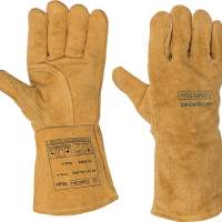 Welding gloves Bucktan size XL (9.5) yellow leather EN 388,EN12477,EN1149-2, 5PR