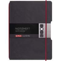 Herlitz notebook flex 11361813 leather look DIN A4 40 sheets squared