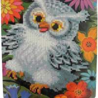 Diamond painting owl with standee
