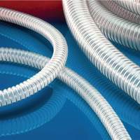 Suction delivery hose AIRDUC® PUR-INOX 355 FOOD-AS ID 180mm OD 191mm L.10m