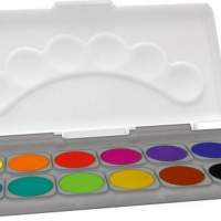 School deck color box 12 colors, 1 set